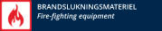 BRANDSLUKNINGSMATERIEL Fire-fighting equipment