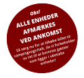 Obs! ALLE ENHEDER AFMÆRKES VED ANKOMST Så sørg nu for at tilkøbe billet til campingvogn/telt, da vi forbeholder os ret til at bortvise gæster som ligger i ubetalteenheder!